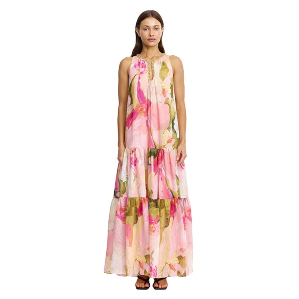 Acler Reeman Maxi Dress in Garden Afternoon