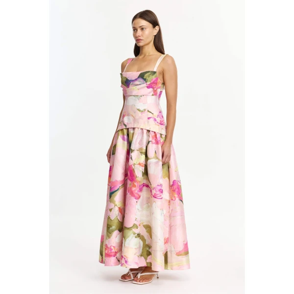 Acler Reeve Maxi Dress in Garden Afternoon, view 2