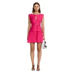 Acler Remly Mini Dress in Magenta