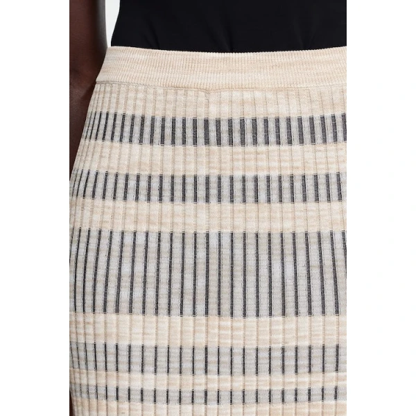 Acler Rendell Skirt in Charcoal With Pewter, view 6