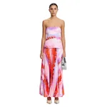 Acler Rockland Midi Dress in Violet Canvas