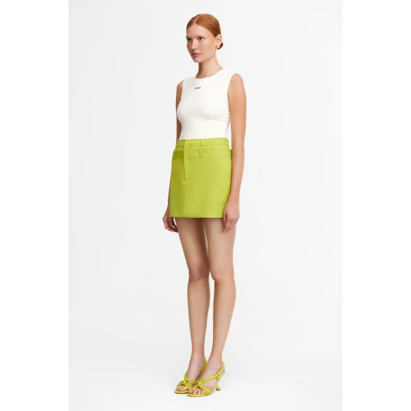 Acler Rodborough Skirt in Avocado, view 2
