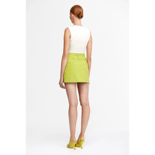 Acler Rodborough Skirt in Avocado, view 3
