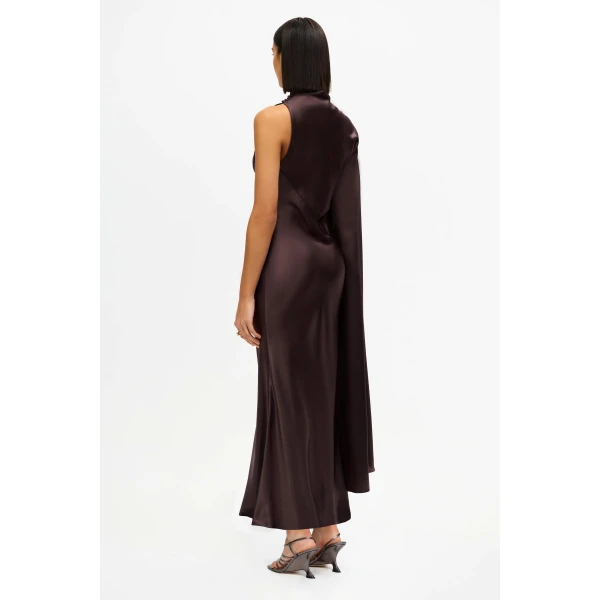 Acler Ropley Maxi Dress in Cocoa, view 3