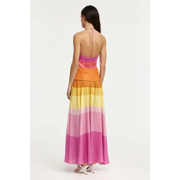 Acler Rourke Maxi Dress in Gelati Mix, view 3