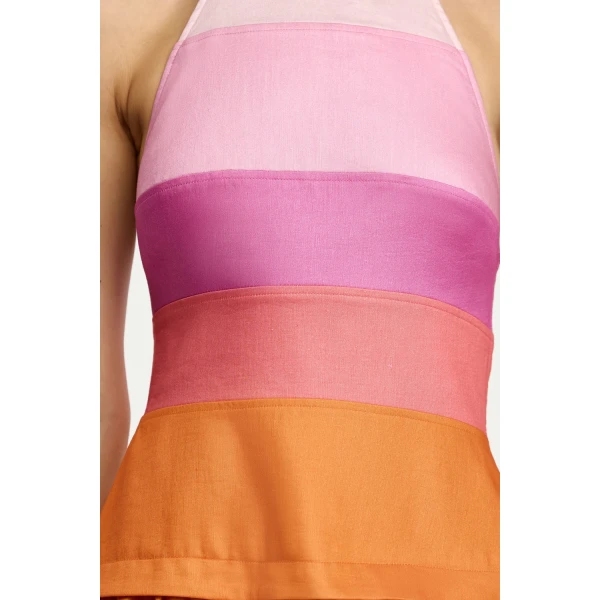 Acler Rourke Maxi Dress in Gelati Mix, view 4