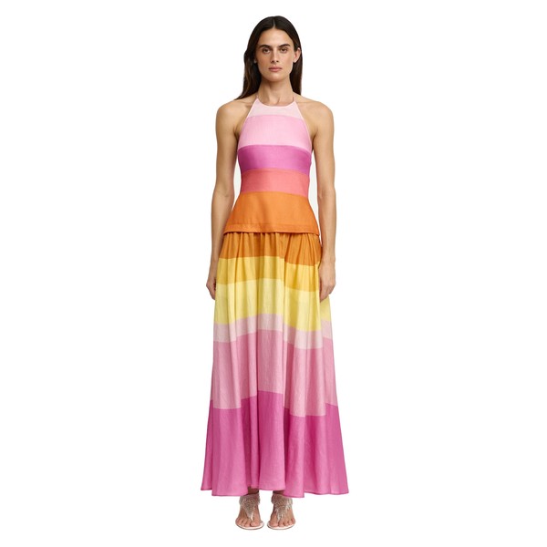 Acler Rourke Maxi Dress in Gelati Mix
