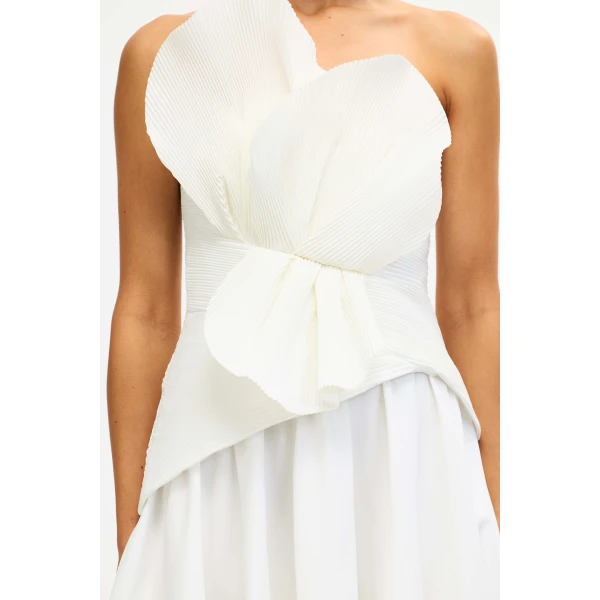 Acler Sageston Gown in Ivory, view 4