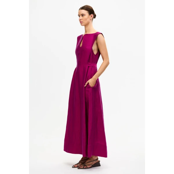 Acler Salle Maxi Dress in Iris, view 2