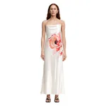 Acler Sandon Midi Dress in Berry Poppy Fleur