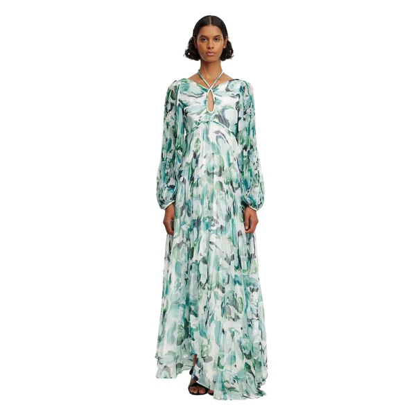 Sandywell Maxi Dress in Teal Grove