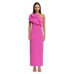 Acler Santani Maxi Dress in Pink Topaz