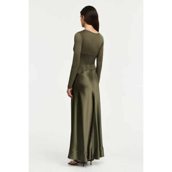 Acler Shiren Maxi Dress in Pecan, view 3