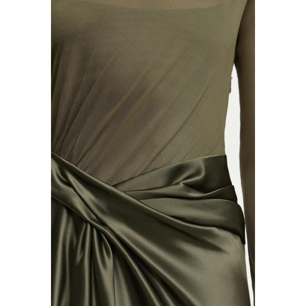 Acler Shiren Maxi Dress in Pecan, view 4