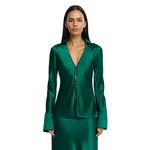 Acler Spunhill Shirt in Deep Emerald