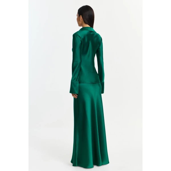 Acler Spunhill Shirt in Deep Emerald, view 3