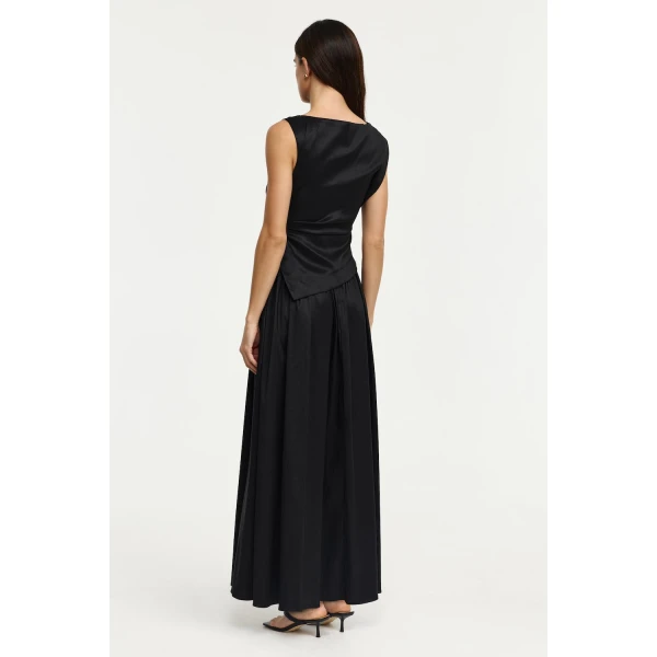 Acler Stopes Maxi Dress in Black, view 3
