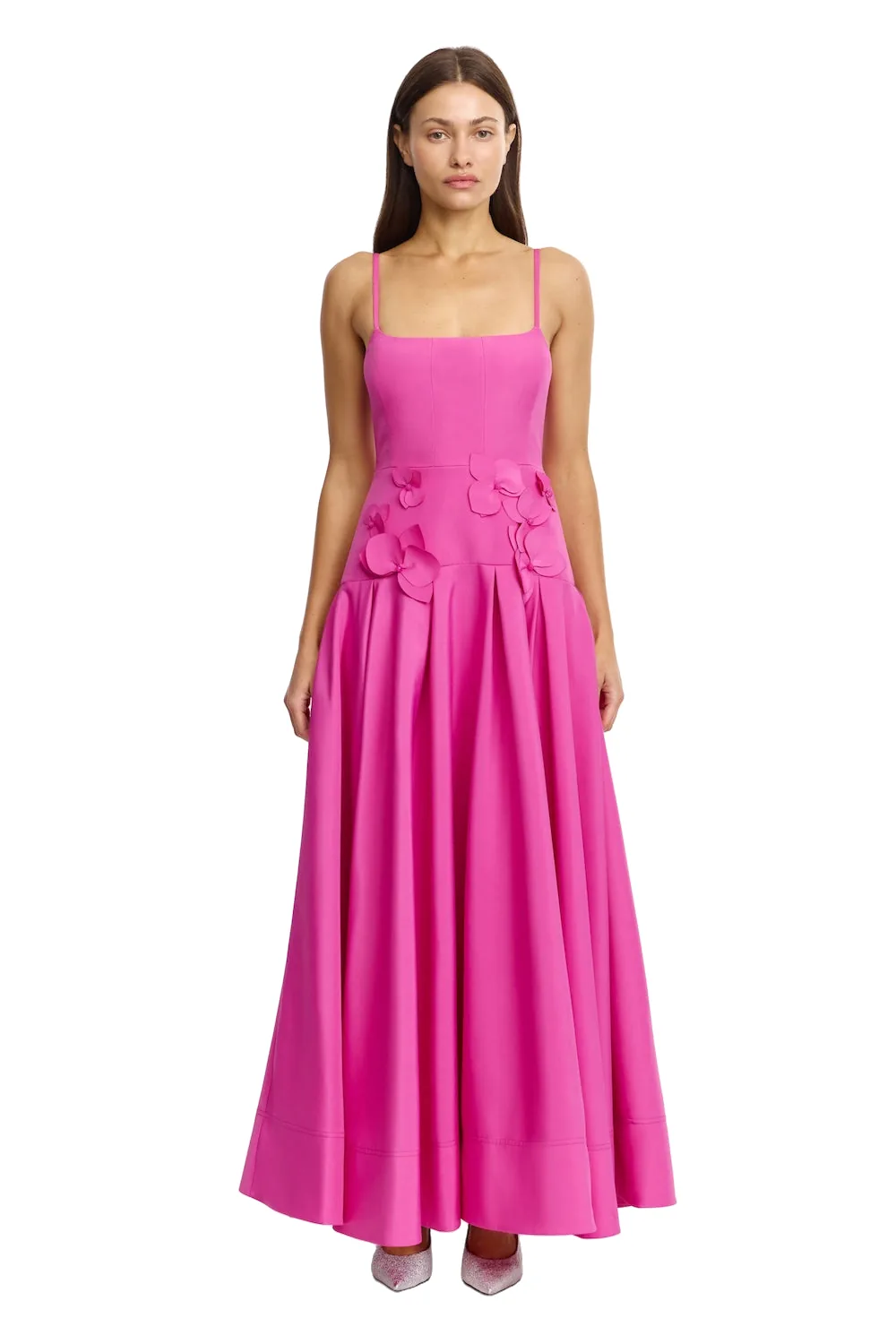 Acler Tanby Maxi Dress in Pink Topaz, Pink Dresses