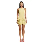 Acler Tantani Mini Dress in Lemon Zest