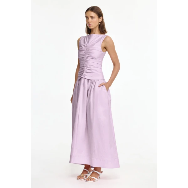 Acler Thedell Maxi Dress in Wisteria, view 2