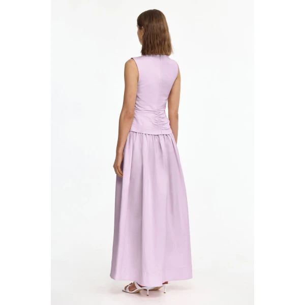 Acler Thedell Maxi Dress in Wisteria, view 3