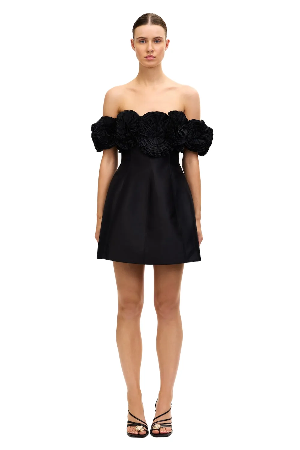 Acler Trusley Mini Dress in Black, Black Dresses