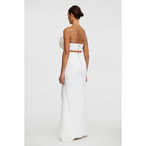 Acler Underwood Maxi Skirt in Ivory, view 3