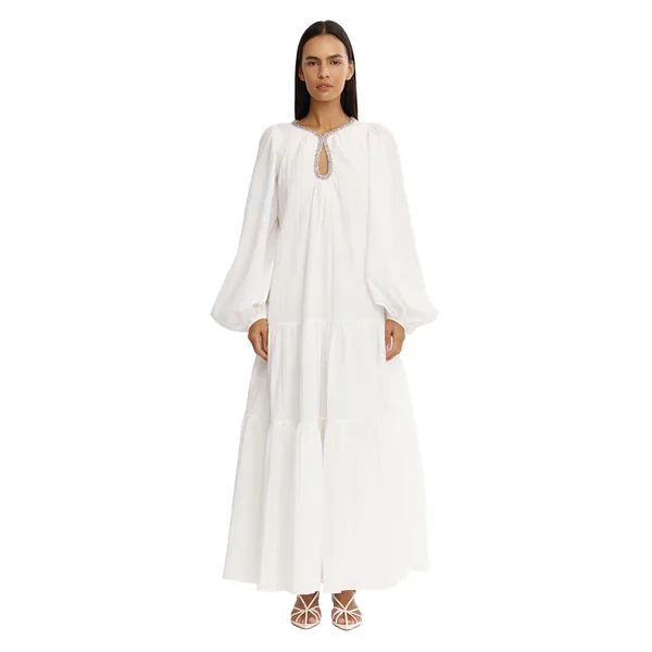 Acler Viola Maxi Dress in Ivory