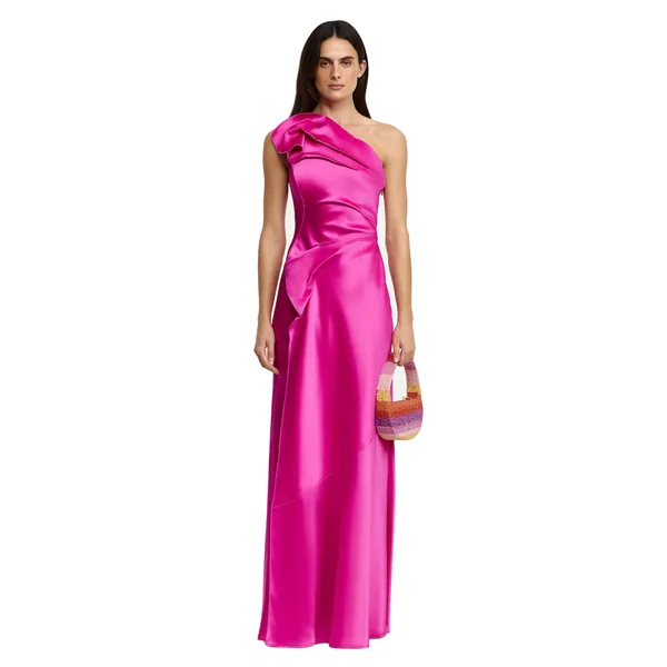 Acler Werona Maxi Dress in Pink Topaz