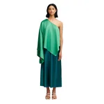 Acler Westacre Midi Dress in Emerald With Clover