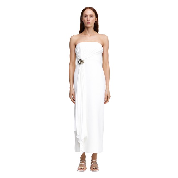 Acler Whitnell Midi Dress in Ivory