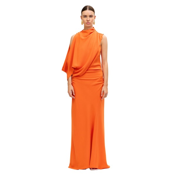 Acler Wilcott Maxi Dress in Fanta