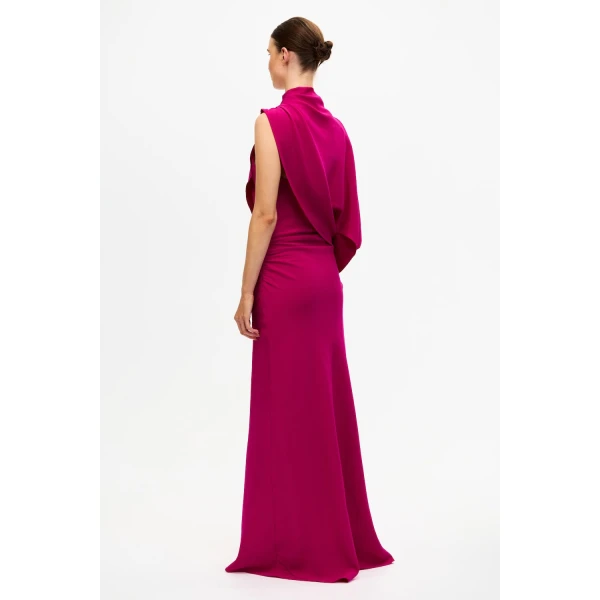 Acler Wilcott Maxi Dress in Iris, view 3