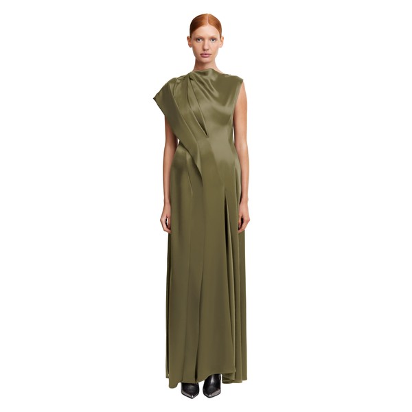Acler Wombridge Maxi Dress in Olive