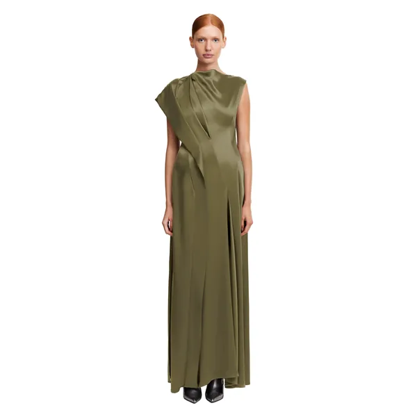 Wombridge Maxi Dress in Olive