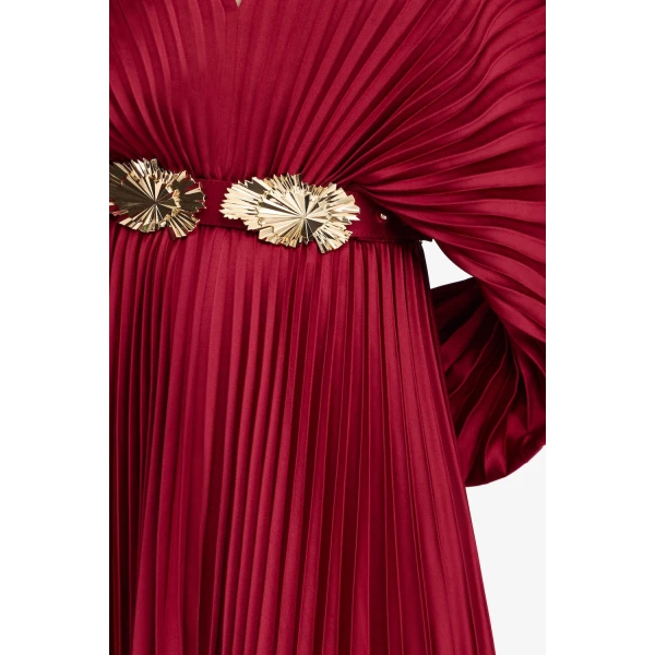 Acler Wonastow Maxi Dress in Bordeaux, view 4