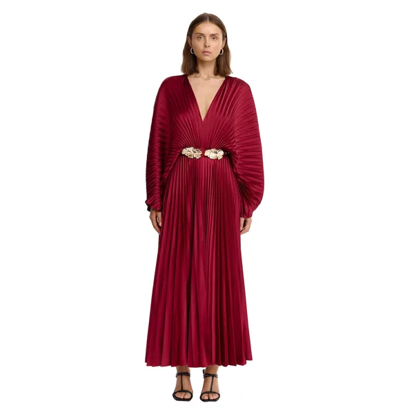 Acler Wonastow Maxi Dress in Bordeaux