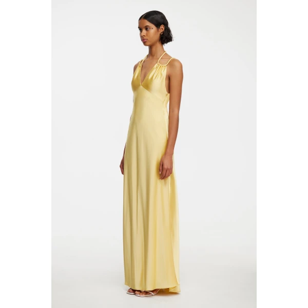 Acler Woodlake Maxi Dress in Sun Yellow, view 2