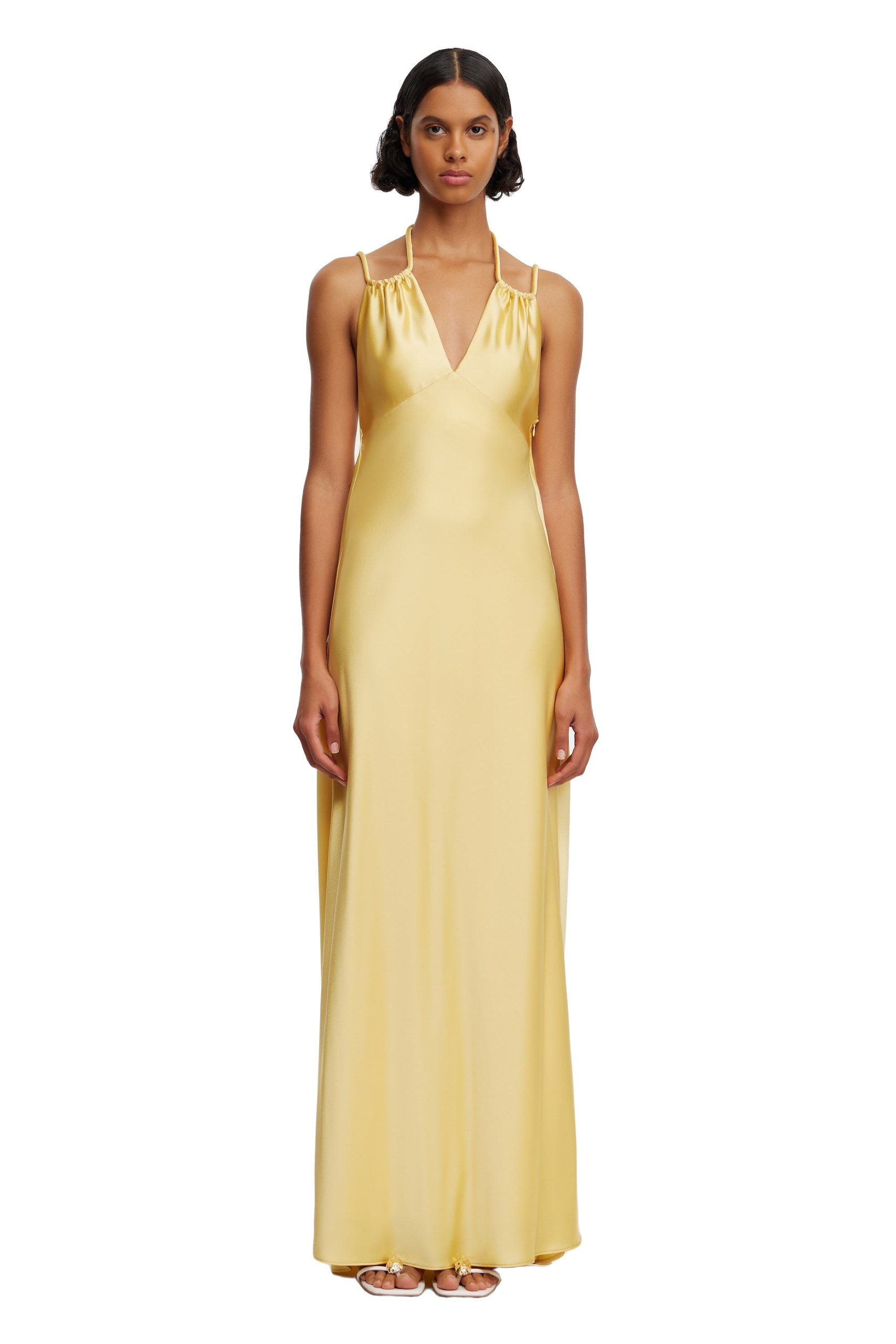 Acler Woodlake Maxi Dress in Sun Yellow, Yellow Dresses