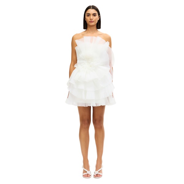 Acler Wrenbury Mini Dress in Ivory