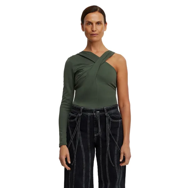 Wyson Top in Deep Olive