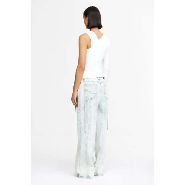 Acler Wyson Top in Ivory, view 3