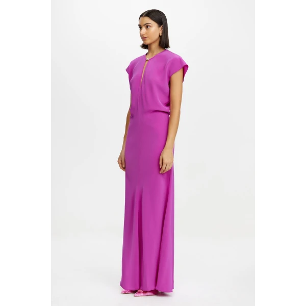 Acler Yarrow Maxi Dress in Amethyst, view 2