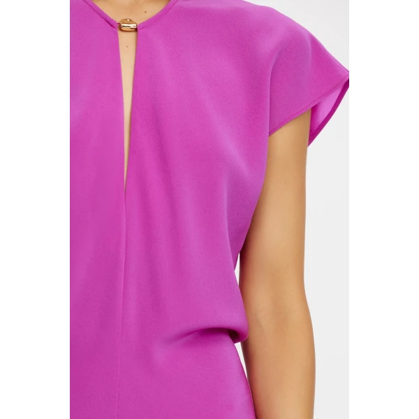 Acler Yarrow Maxi Dress in Amethyst, view 4