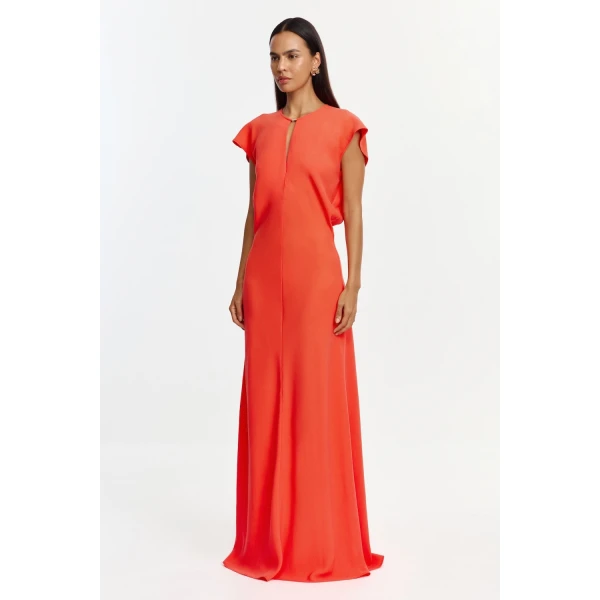 Acler Yarrow Maxi Dress in Chilli, view 2