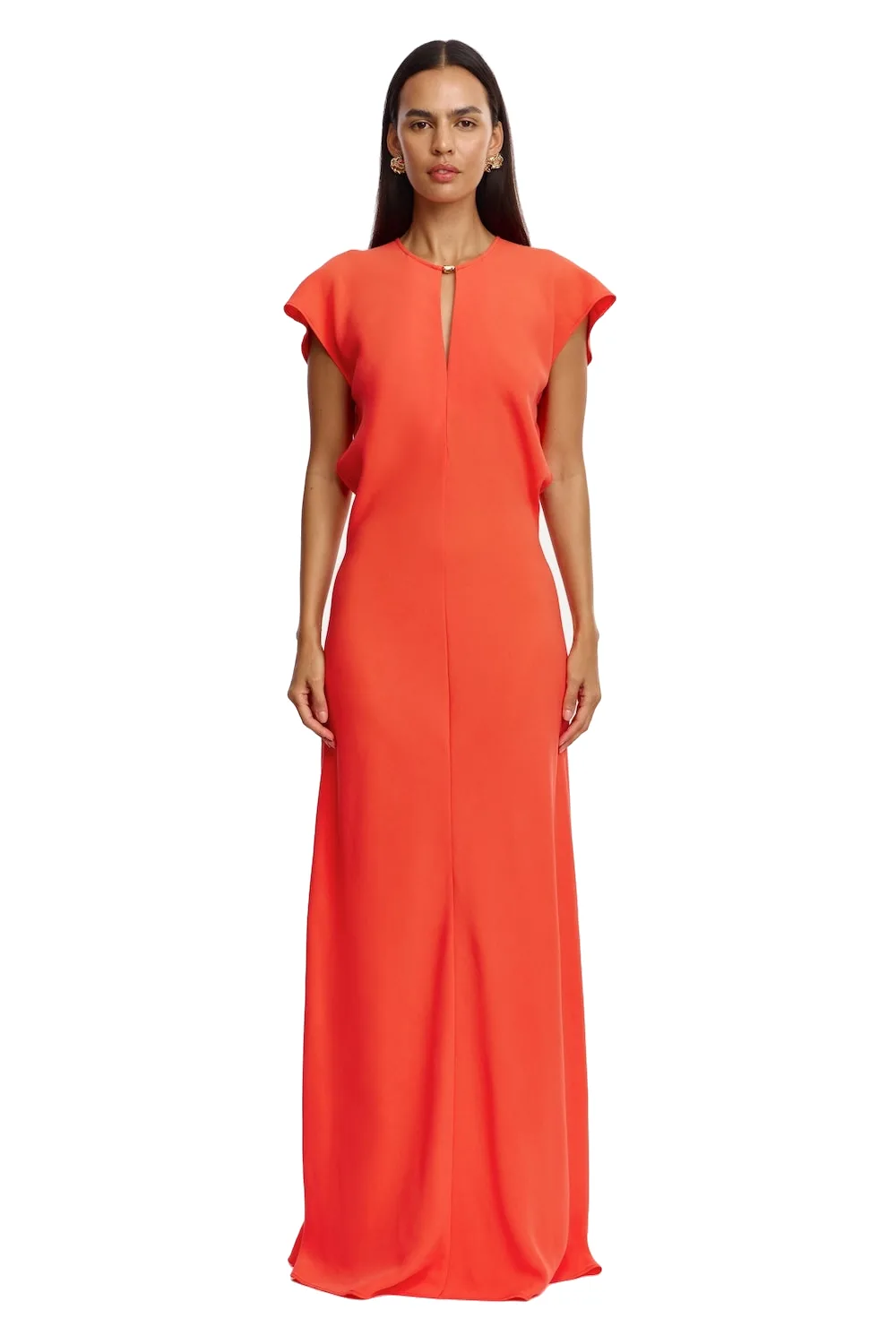 Acler Yarrow Maxi Dress in Chilli, Red Dresses