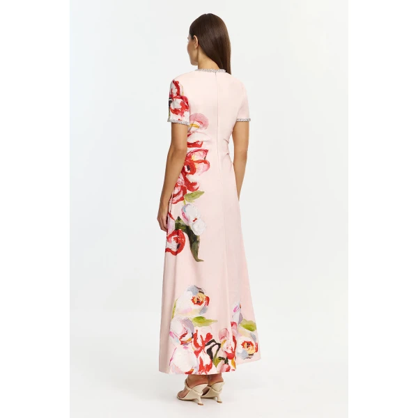 Acler Yeoford Maxi Dress in Cherry Medley, view 3