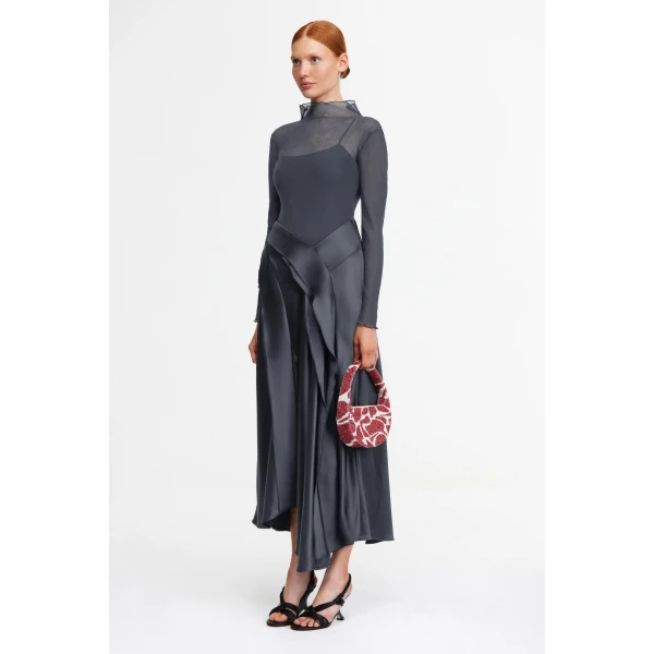 Acler Yewdale Maxi Dress in Slate, view 2