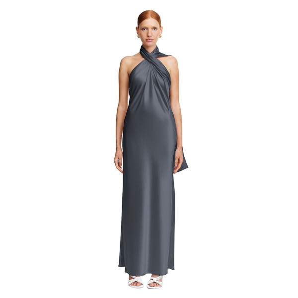 Acler Yewgreen Maxi Dress in Charcoal