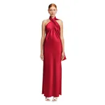 Acler Yewgreen Maxi Dress in Crimson